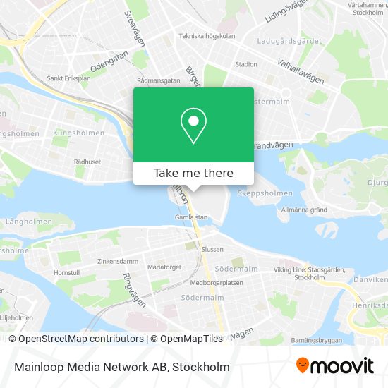 Mainloop Media Network AB map