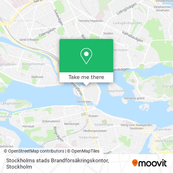 Stockholms stads Brandförsäkringskontor map