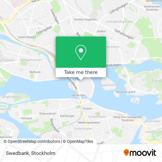 Swedbank map