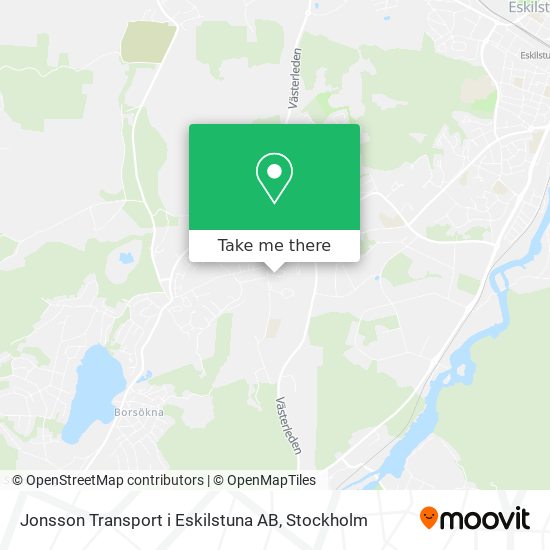 Jonsson Transport i Eskilstuna AB map