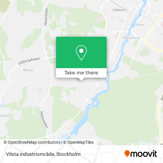 Vilsta industriområde map