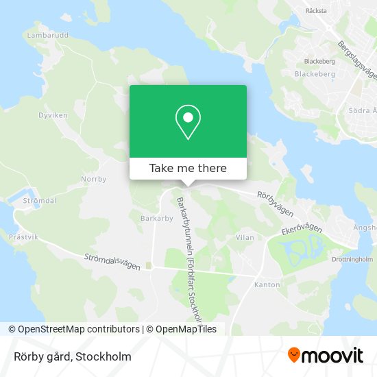 Rörby gård map