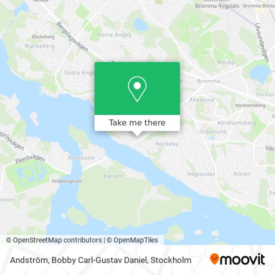 Andström, Bobby Carl-Gustav Daniel map