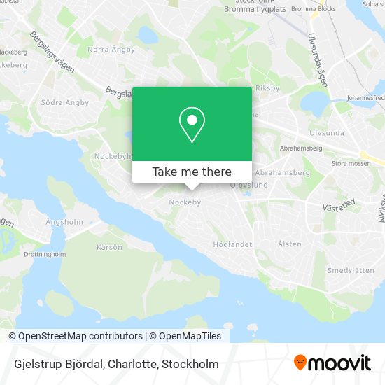 Gjelstrup Björdal, Charlotte map