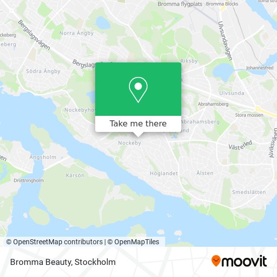 Bromma Beauty map