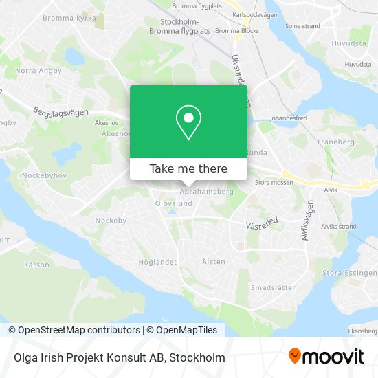 Olga Irish Projekt Konsult AB map