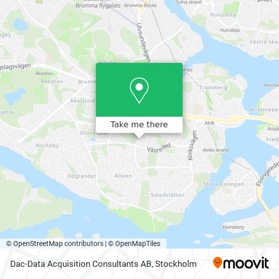 Dac-Data Acquisition Consultants AB map
