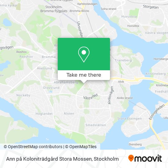 Ann på Koloniträdgård Stora Mossen map