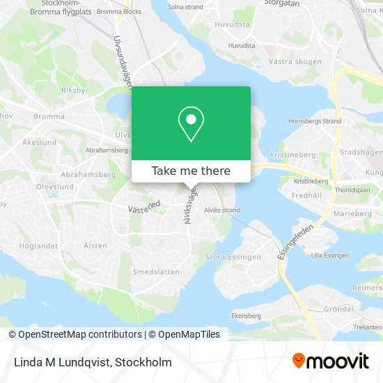 Linda M Lundqvist map