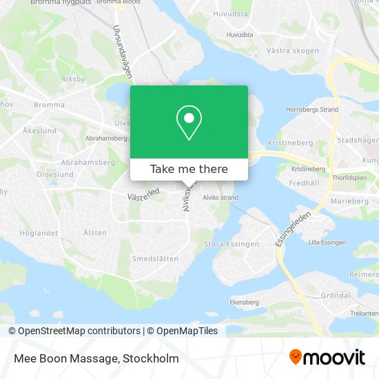 Mee Boon Massage map