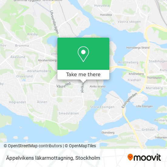 Äppelvikens läkarmottagning map