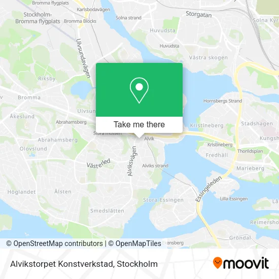 Alvikstorpet Konstverkstad map