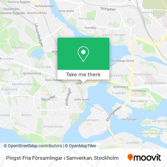 Pingst-Fria Församlingar i Samverkan map