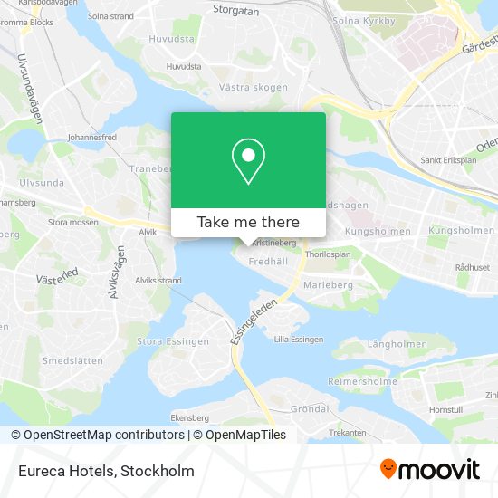 Eureca Hotels map