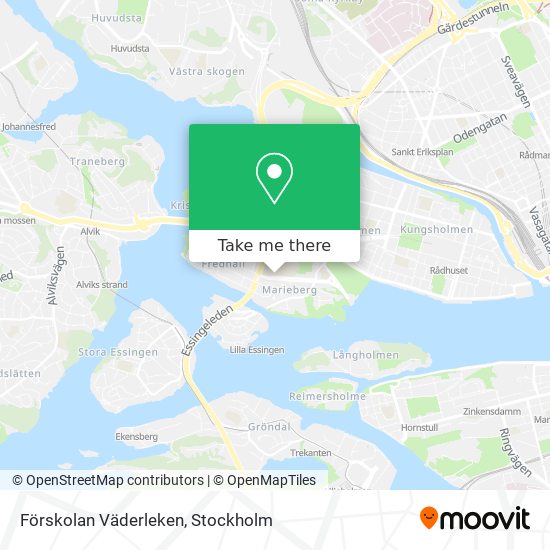 Förskolan Väderleken map