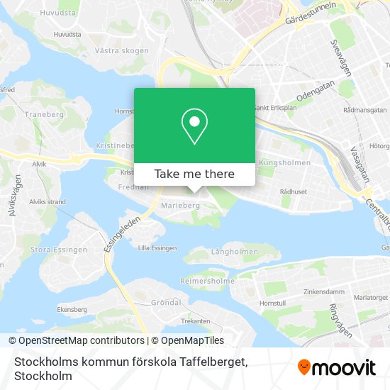 Stockholms kommun förskola Taffelberget map