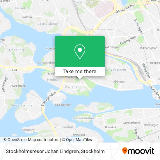 Stockholmsresor Johan Lindgren map