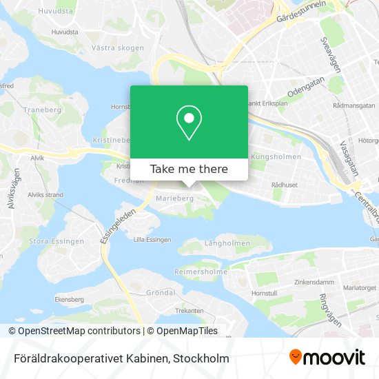 Föräldrakooperativet Kabinen map