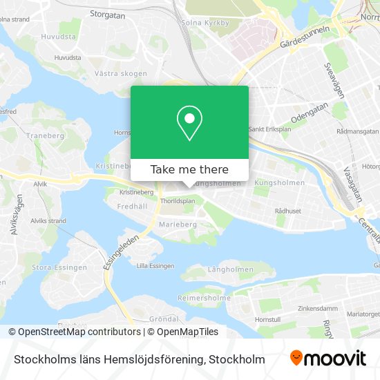 Stockholms läns Hemslöjdsförening map