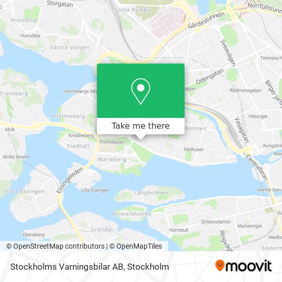 Stockholms Varningsbilar AB map