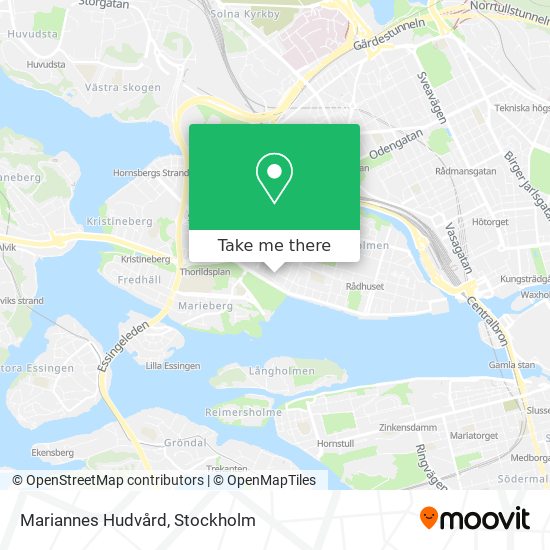 Mariannes Hudvård map