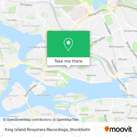 King Island Roxystars Recordings map