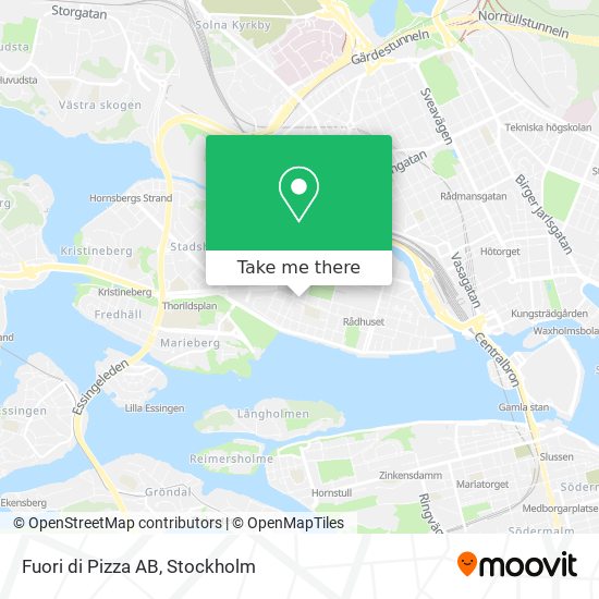 Fuori di Pizza AB map