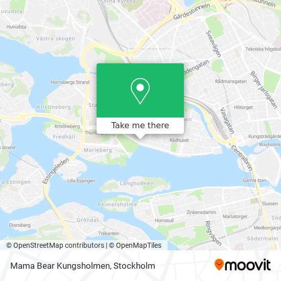 Mama Bear Kungsholmen map