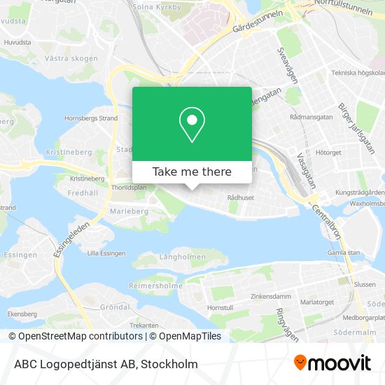 ABC Logopedtjänst AB map