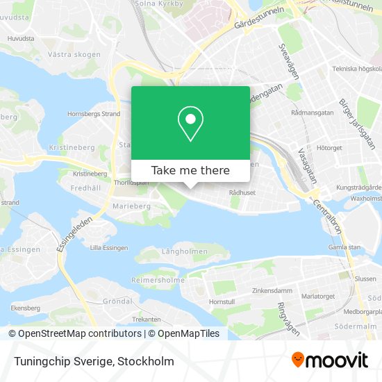 Tuningchip Sverige map