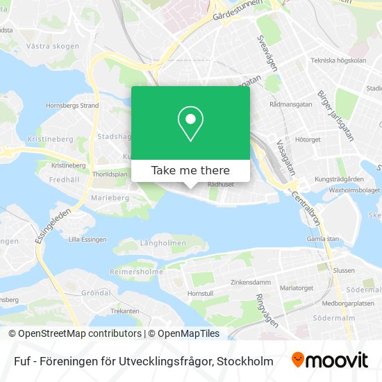 Fuf - Föreningen för Utvecklingsfrågor map