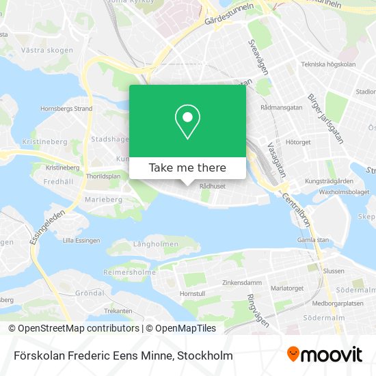 Förskolan Frederic Eens Minne map