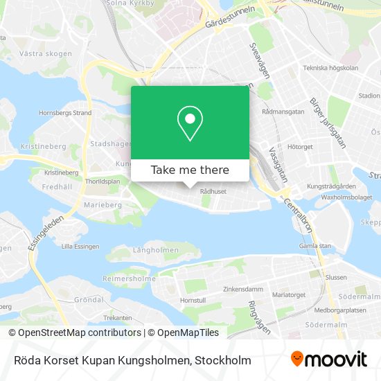 Röda Korset Kupan Kungsholmen map