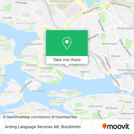 Arding Language Services AB map