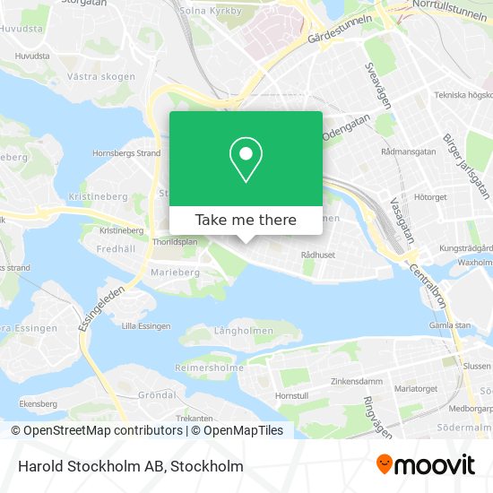 Harold Stockholm AB map