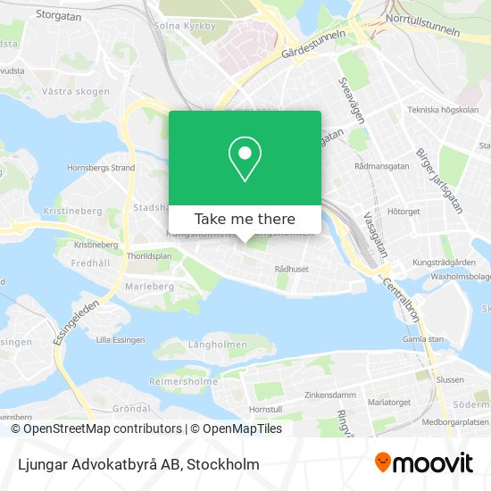 Ljungar Advokatbyrå AB map