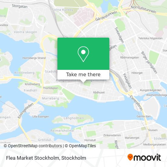 Flea Market Stockholm map