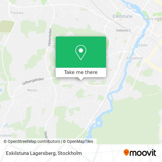 Eskilstuna Lagersberg map