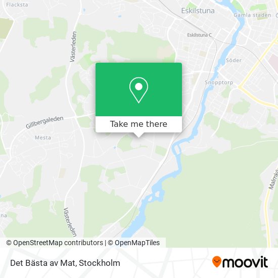 Det Bästa av Mat map