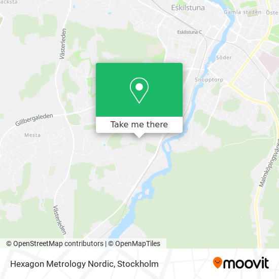 Hexagon Metrology Nordic map