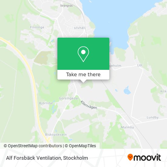 Alf Forsbäck Ventilation map