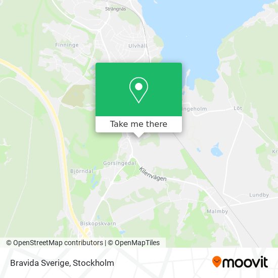 Bravida Sverige map