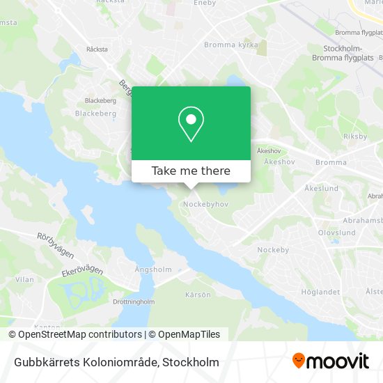 Gubbkärrets Koloniområde map