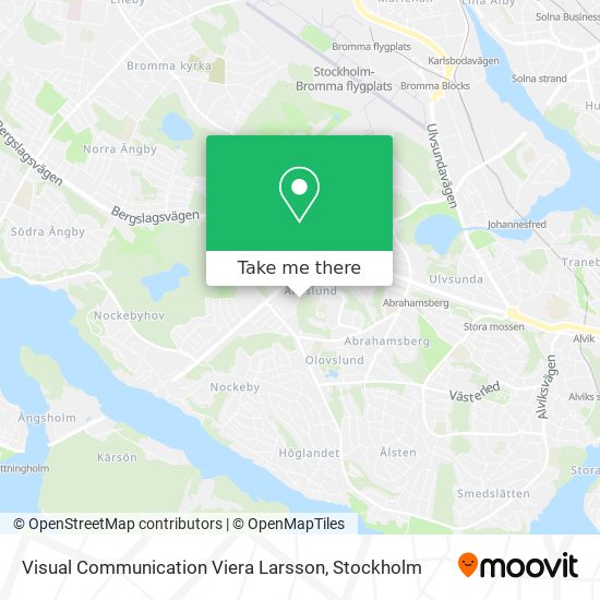 Visual Communication Viera Larsson map