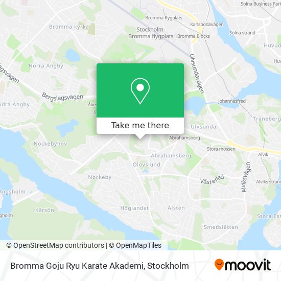 Bromma Goju Ryu Karate Akademi map