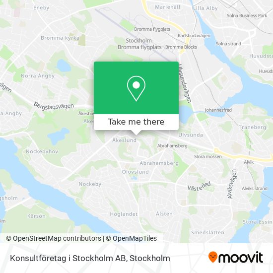Konsultföretag i Stockholm AB map