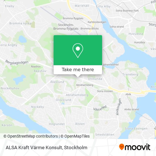 ALSA Kraft Värme Konsult map