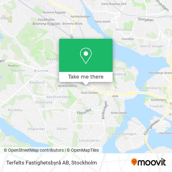 Terfelts Fastighetsbyrå AB map