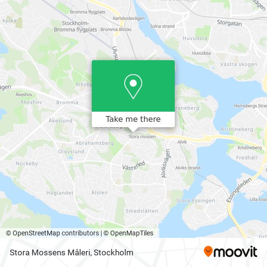 Stora Mossens Måleri map