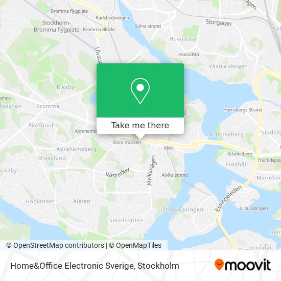 Home&Office Electronic Sverige map